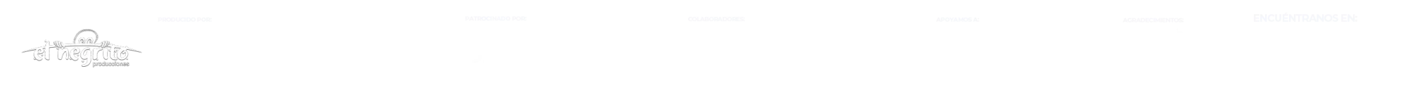 Producido, patrocinado y con la colaboración de